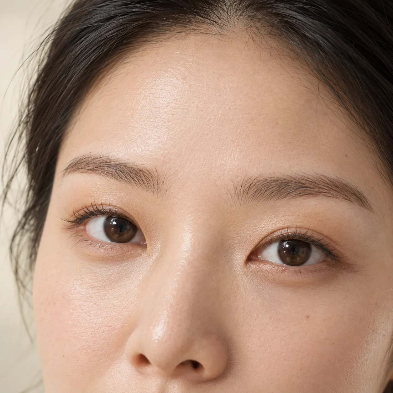 창원 자연눈썹 디자인 예시 — 본래의 눈썹처럼, 가벼운 결